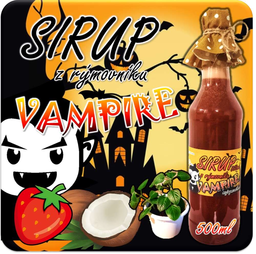 Sirup z rýmovníku Vampire