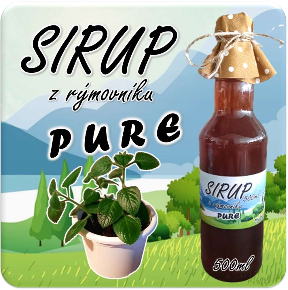 Sirup z rýmovníku Pure